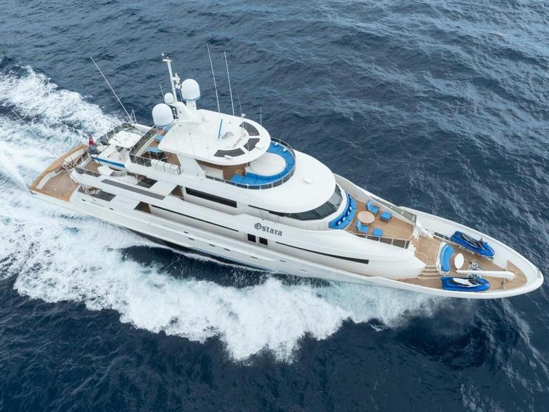Ostara, 2010 Westport 142 superyacht underway